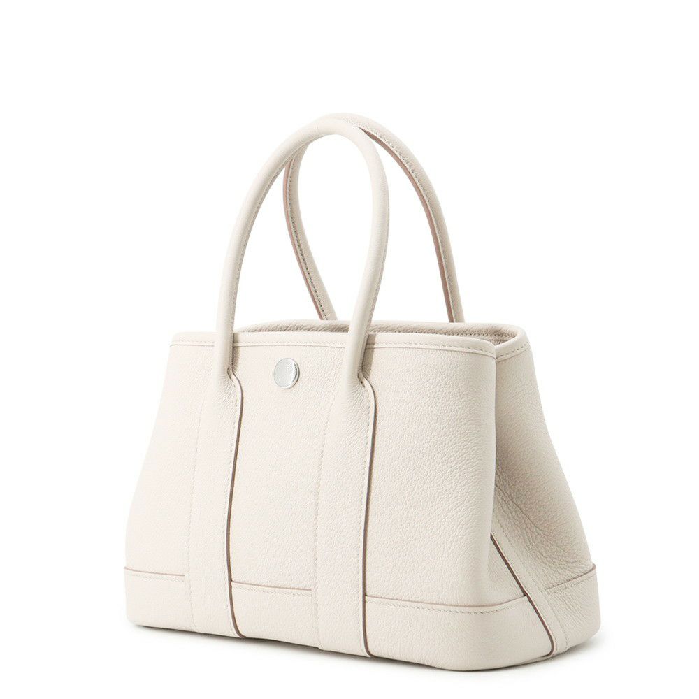 エルメス トートバッグ ネオ・ガーデン 23 ガーデンパーティ べトン/シルバー金具 ネゴンダ K刻印