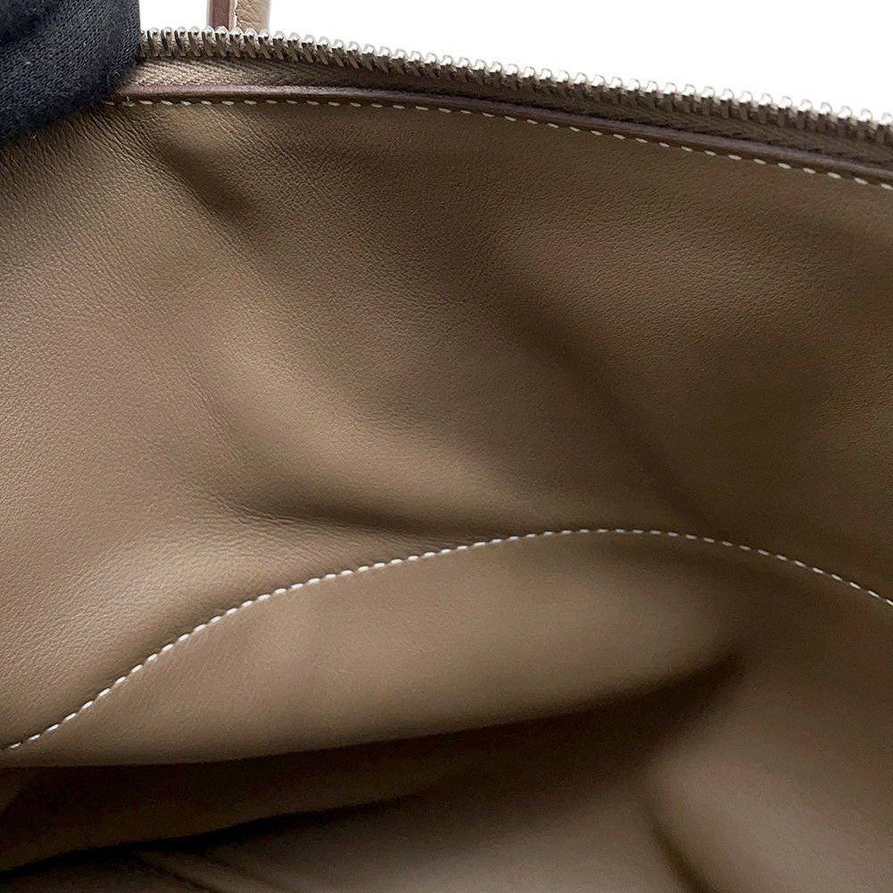 エルメス ハンドバッグ ボリード31 エトゥープ/シルバー金具 トリヨンクレマンス Y刻印 2wayショルダー