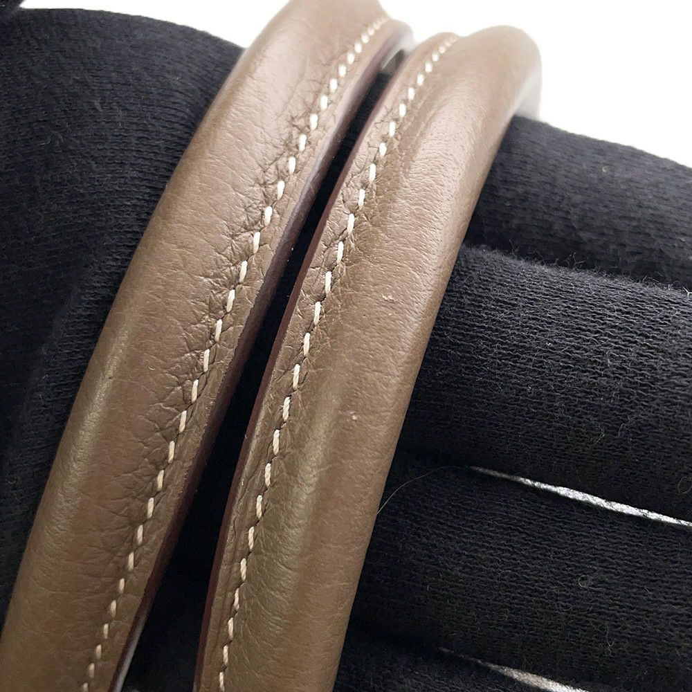 エルメス ハンドバッグ ボリード31 エトゥープ/シルバー金具 トリヨンクレマンス Y刻印 2wayショルダー