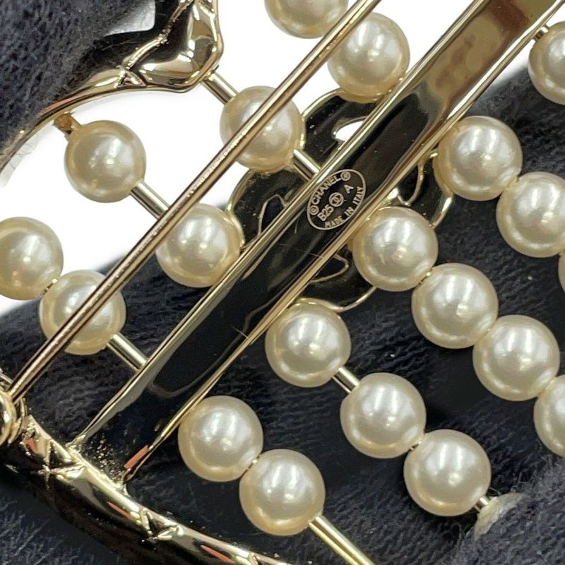 シャネル ブローチ ココマーク ハート ラインストーン フェイクパール B23A ABG046 CHANEL アクセサリー