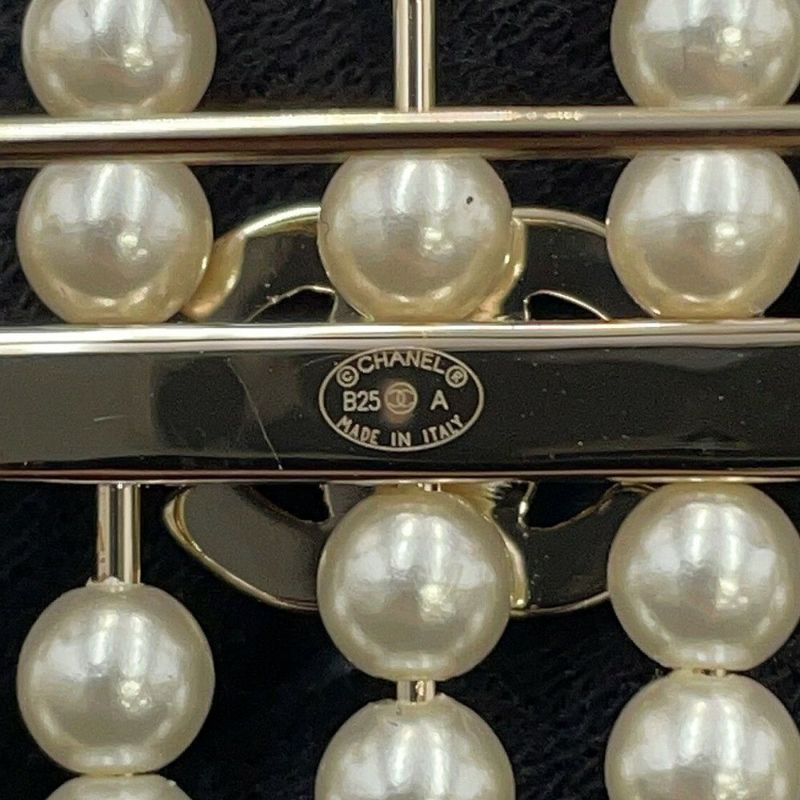 シャネル ブローチ ココマーク ハート ラインストーン フェイクパール B23A ABG046 CHANEL アクセサリー