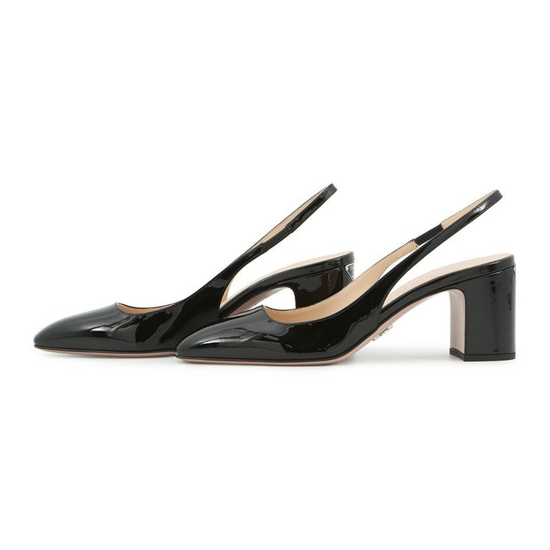 プラダ パンプス スリングバックパンプス パテント レディースサイズ36 1I173N PRADA 靴 黒