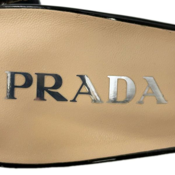 プラダ パンプス スリングバックパンプス パテント レディースサイズ36 1I173N PRADA 靴 黒