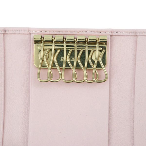 ミュウミュウ キーケース ドット柄 カーフレザー 5PG222 MIUMIIU