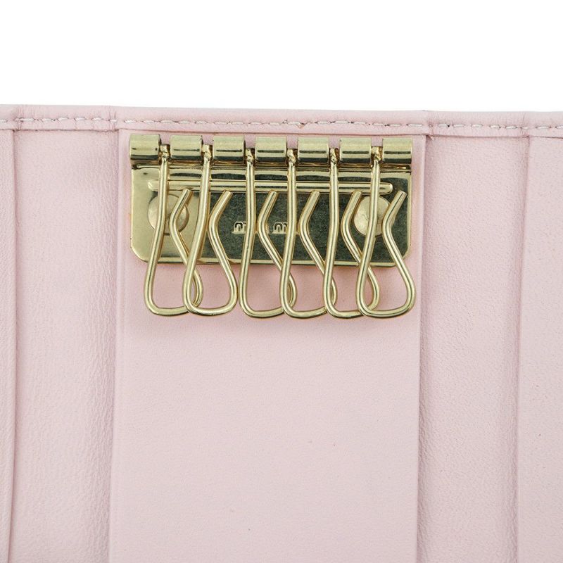 ミュウミュウ キーケース ドット柄 カーフレザー 5PG222 MIUMIIU