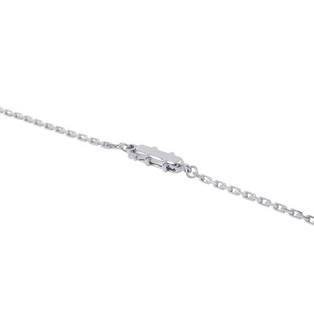 カルティエ ネックレス LOVE サークル ネックレス パヴェ ダイヤモンド 54P 計0.34ct K18WGホワイトゴールド B7058000 ラブ ペンダント