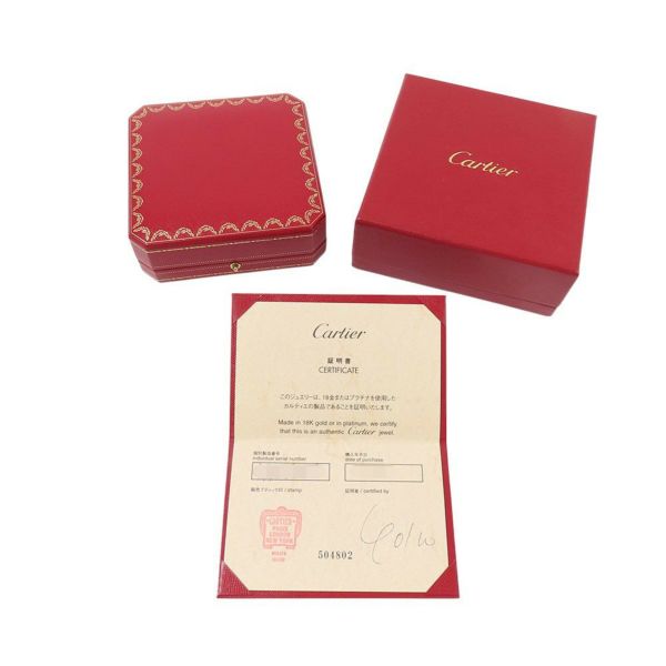 カルティエ ネックレス LOVE サークル ネックレス パヴェ ダイヤモンド 54P 計0.34ct K18WGホワイトゴールド B7058000 ラブ ペンダント