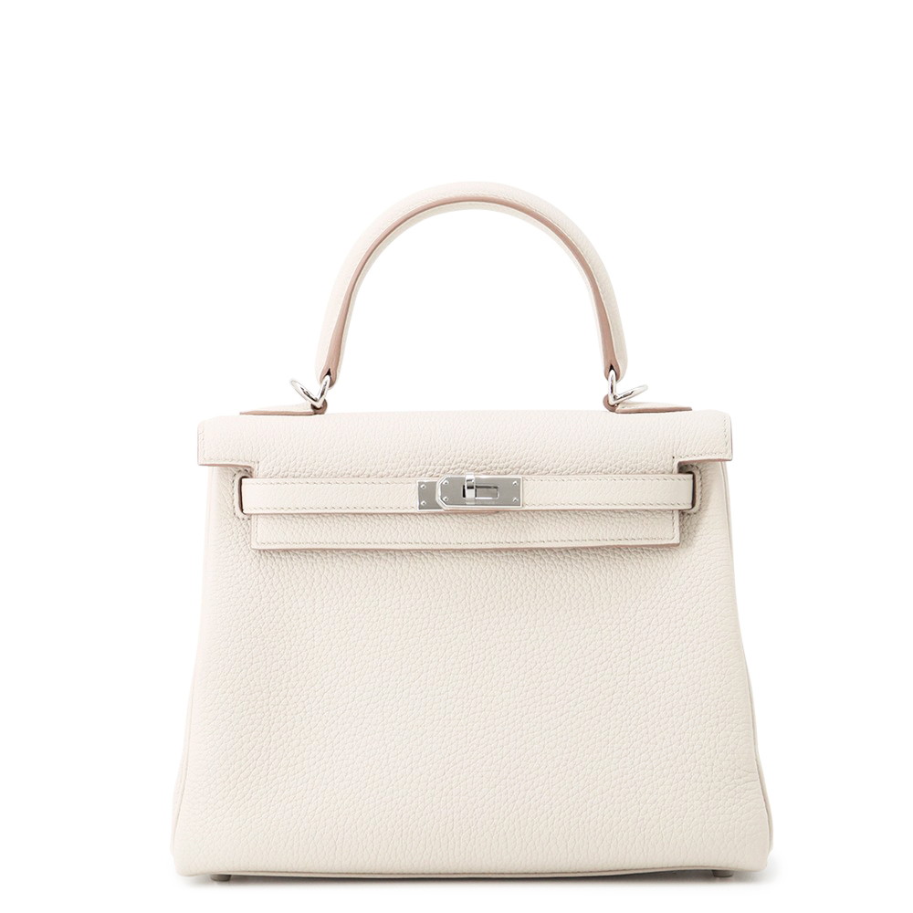 エルメス ハンドバッグ ケリー25 内縫い ベトン/シルバー金具 トゴ B刻印 2wayショルダー