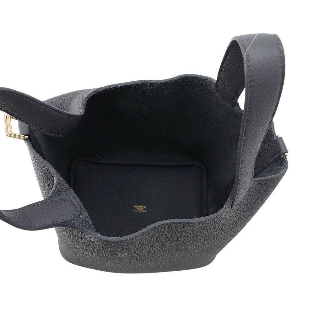 エルメス ハンドバッグ ピコタンロックPM アルドワーズ/シャンパンゴールド金具 トリヨンクレマンス W刻印