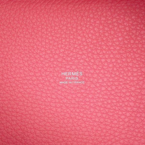 エルメス ハンドバッグ ピコタンロックPM ローズアザレ/シルバー金具 トリヨンクレマンス K刻印