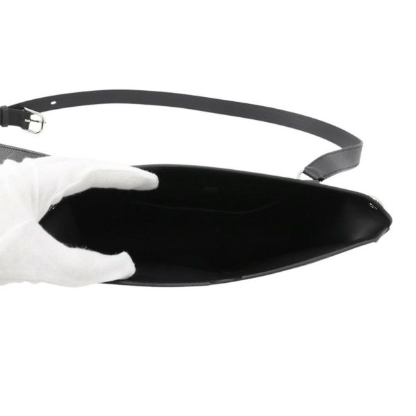 エルメス ショルダーバッグ ヴィドポッシュ ブラック/シルバー金具 エプソン K刻印 HERMES 黒