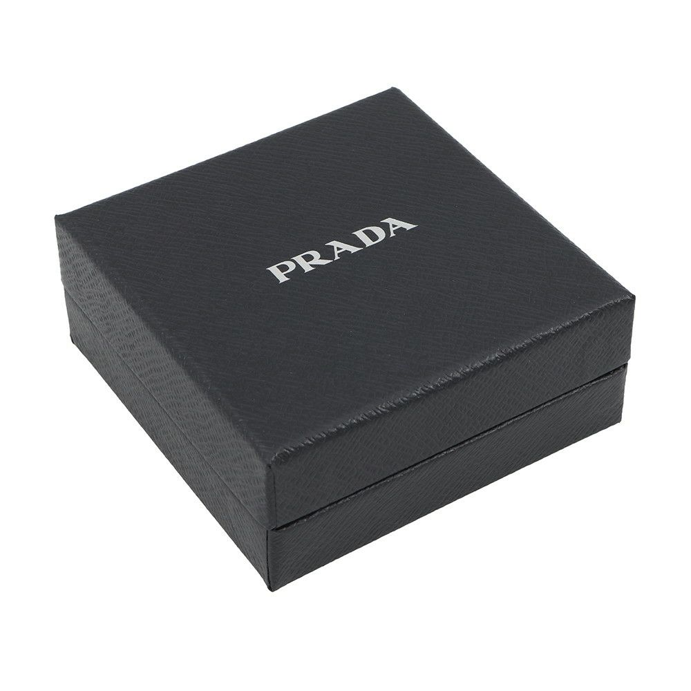 プラダ コインケース トライアングルロゴ レザー 1MM006 PRADA 白 小銭入れ