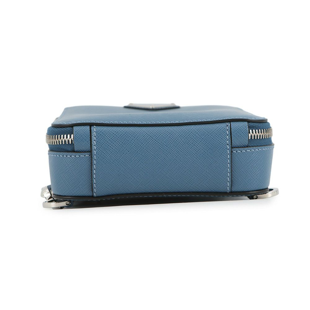 プラダ ボディバッグ トライアングルロゴ ブリック サフィアーノレザー 2VZ106 PRADA