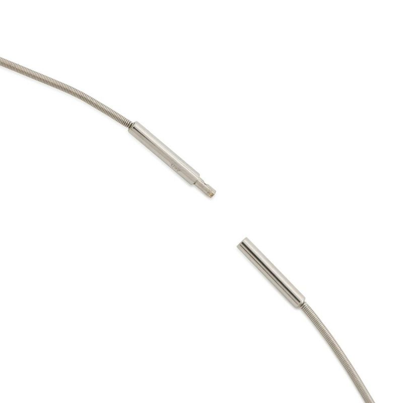 エルメス ネックレス カージュドアッシュ H キューブ アイボリー/シルバー金具 HERMES アクセサリー