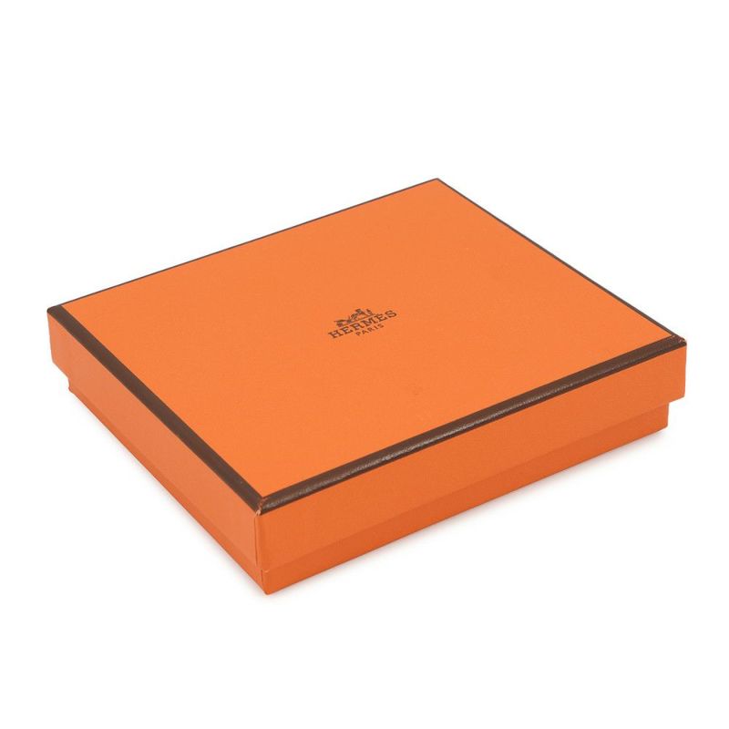 エルメス コインケース アザップコンパクト シルクイン クレ/シルバー金具 エプソン K刻印