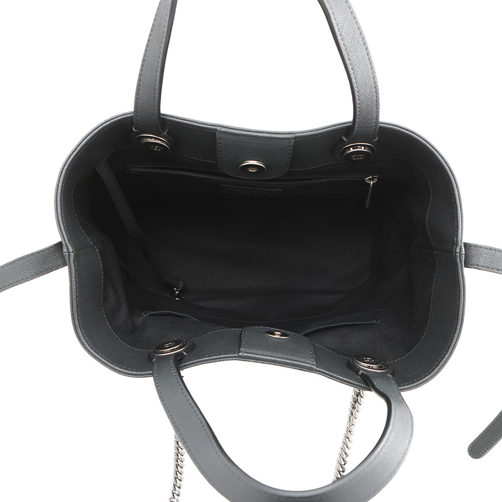シャネル トートバッグ ココマーク カヴァ AS0448 CHANEL 黒 2way