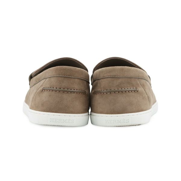 エルメス モカシン ジョブ スエード メンズサイズ42 HERMES 靴 スリッポン