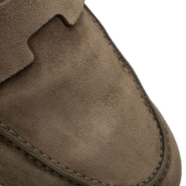 エルメス モカシン ジョブ スエード メンズサイズ42 HERMES 靴 スリッポン