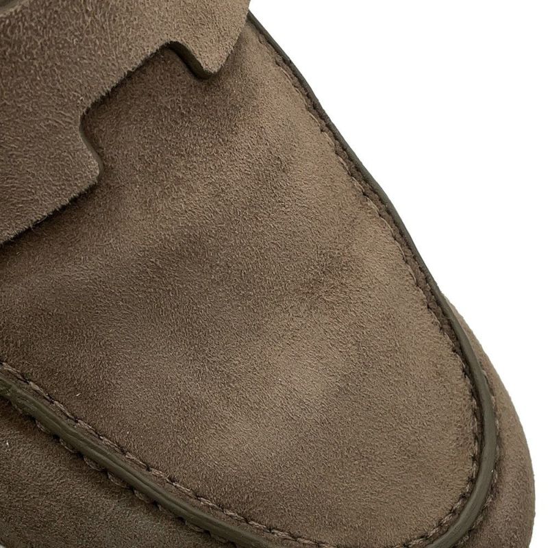 エルメス モカシン ジョブ スエード メンズサイズ42 HERMES 靴 スリッポン