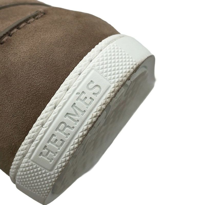 エルメス モカシン ジョブ スエード メンズサイズ42 HERMES 靴 スリッポン