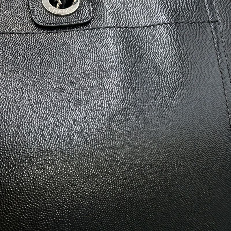 シャネル トートバッグ ドーヴィル ショッピングバッグ ココマーク スタッズ A57069 CHANEL 2way 黒