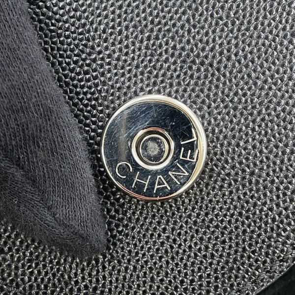 シャネル トートバッグ ドーヴィル ショッピングバッグ ココマーク スタッズ A57069 CHANEL 2way 黒