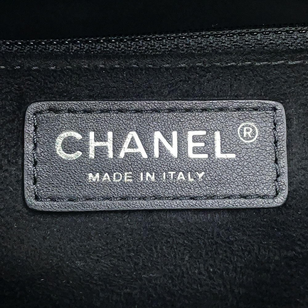 シャネル トートバッグ ドーヴィル ショッピングバッグ ココマーク スタッズ A57069 CHANEL 2way 黒