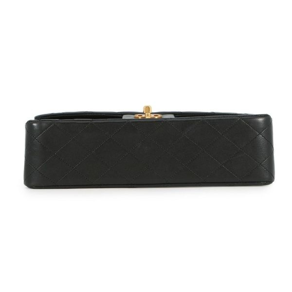 シャネル チェーンショルダーバッグ マトラッセ25 ココマーク ラムスキン A01112 CHANEL バッグ 黒