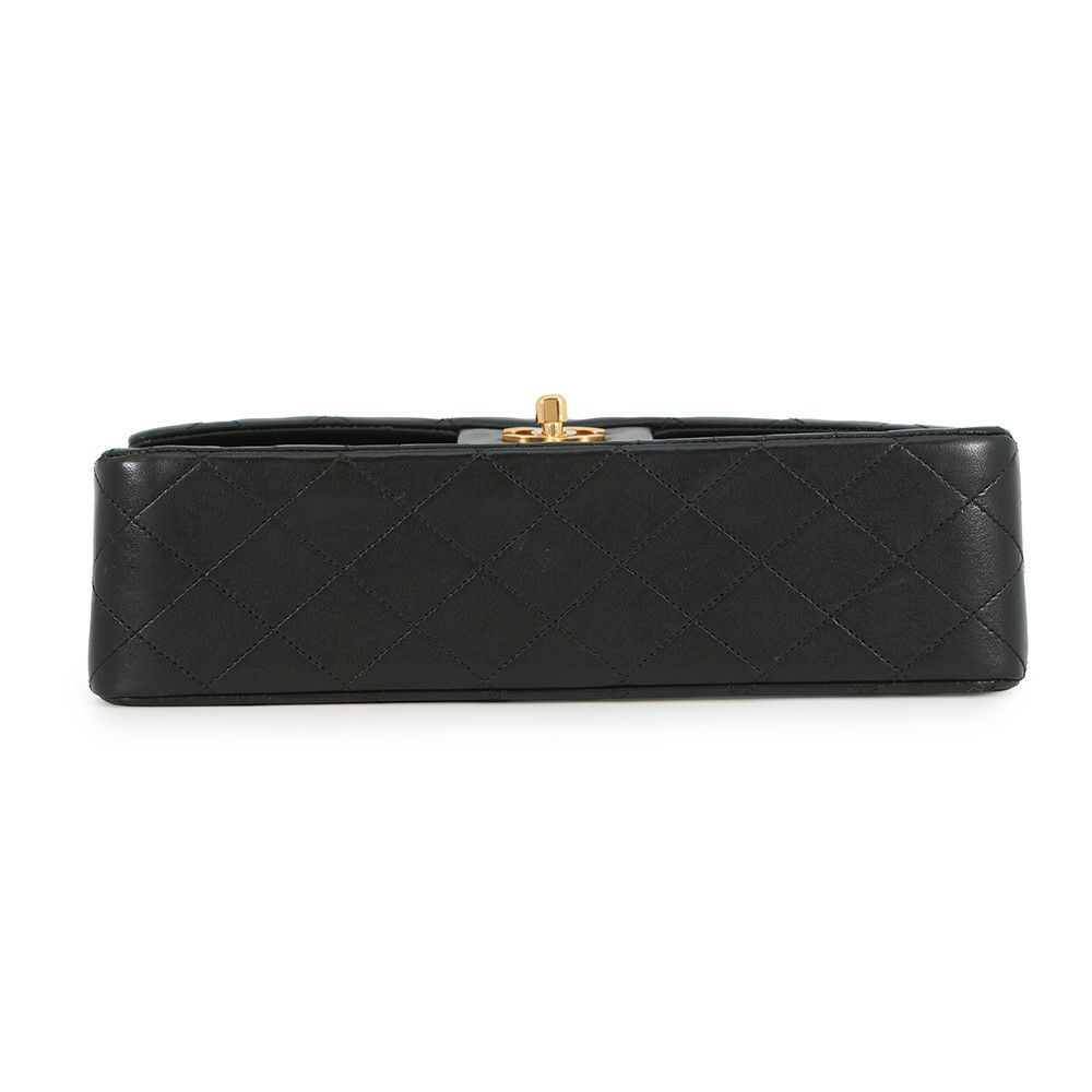 シャネル チェーンショルダーバッグ マトラッセ25 ココマーク ラムスキン A01112 CHANEL バッグ 黒