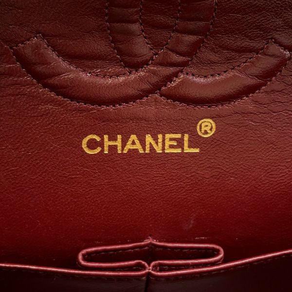 シャネル チェーンショルダーバッグ マトラッセ25 ココマーク ラムスキン A01112 CHANEL バッグ 黒