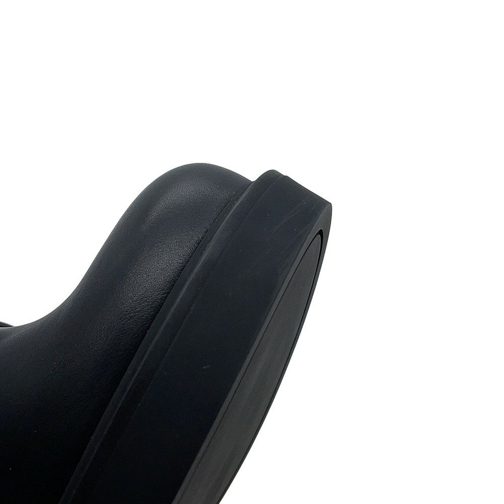 グッチ ブーツ ジャンボGG GGマーモント アンクル レザー/GGキャンバス レディースサイズ34 1/2 719849 GUCCI 靴 黒