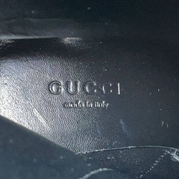 グッチ ブーツ ジャンボGG GGマーモント アンクル レザー/GGキャンバス レディースサイズ34 1/2 719849 GUCCI 靴 黒