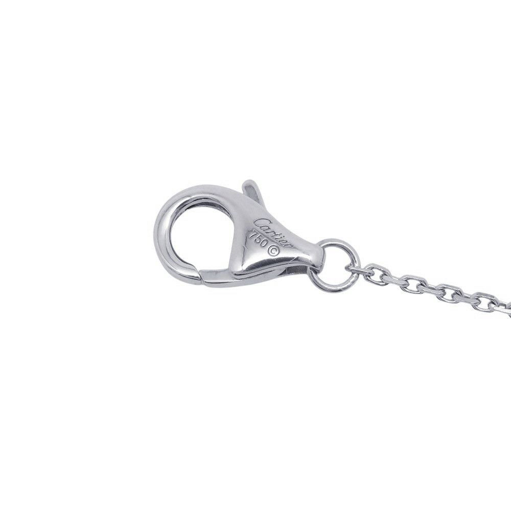 カルティエ ネックレス クロス ダイヤモンド 11P 計0.13ct K18WGホワイトゴールド B7221700 Cartier ペンダント