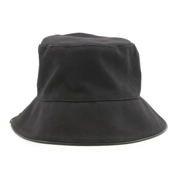 ルイヴィトン ハット モノグラム バケットハット・LV シティー サイズM M7054M LOUIS VUITTON 帽子 黒 ブラック