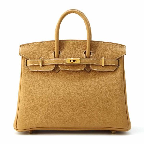 エルメス バーキン25 ナチュラルサブレ/ゴールド金具 トゴ B刻印 HERMES Birkin ハンドバッグ