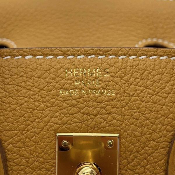 エルメス バーキン25 ナチュラルサブレ/ゴールド金具 トゴ B刻印 HERMES Birkin ハンドバッグ