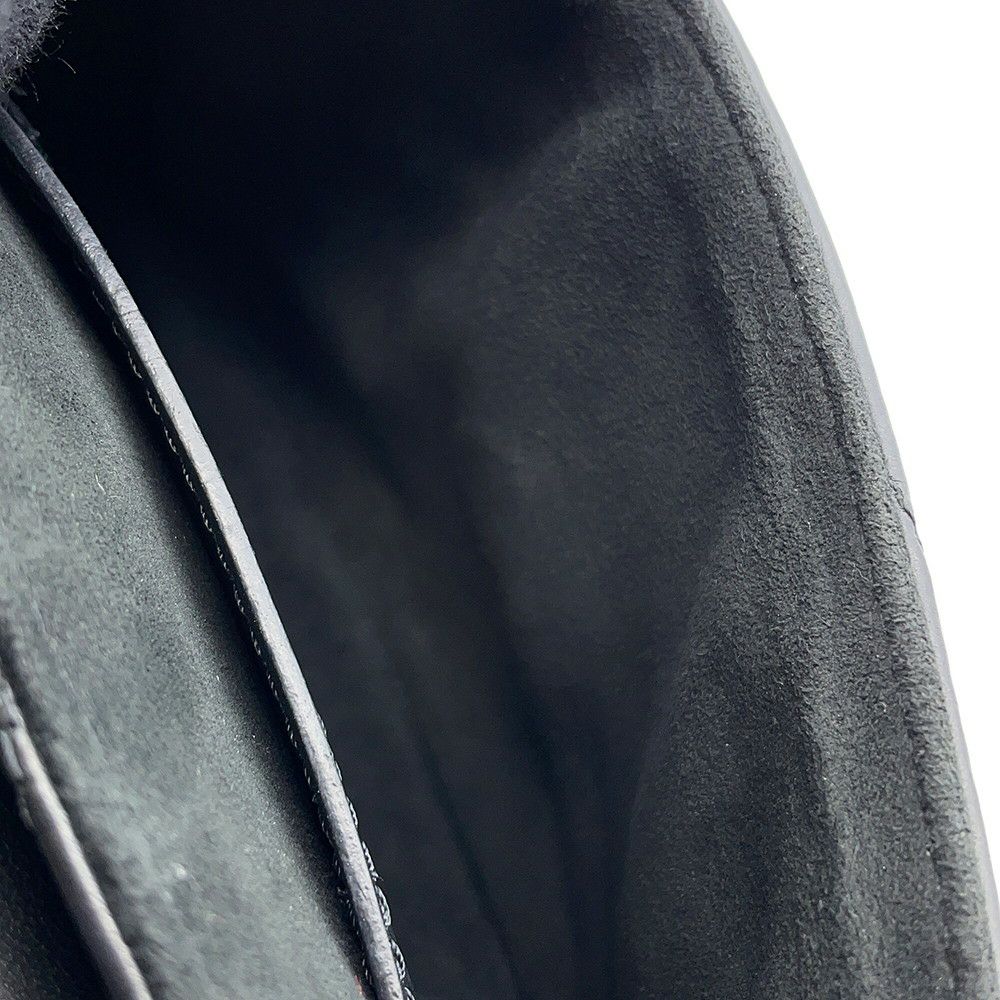 ルイヴィトン ショルダーバッグ カーフレザー ミュルティ・ポシェット M56461 LOUIS VUITTON 2way ポーチ付き ブラック 黒