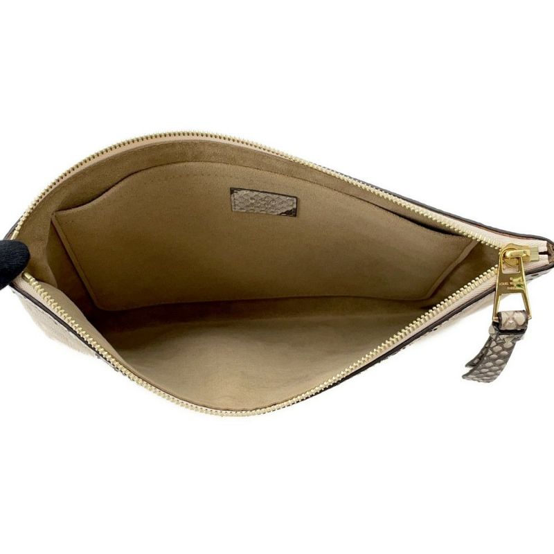 ルイヴィトン クラッチバッグ モノグラム・アンプラント/パイソン デイリーポーチ N96321 LOUIS VUITTON