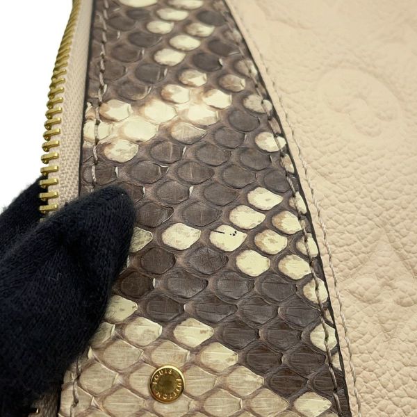 ルイヴィトン クラッチバッグ モノグラム・アンプラント/パイソン デイリーポーチ N96321 LOUIS VUITTON