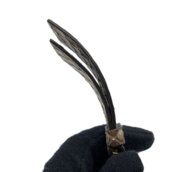 ルイヴィトン クラッチバッグ モノグラム・アンプラント/パイソン デイリーポーチ N96321 LOUIS VUITTON