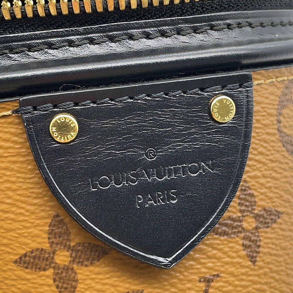 ルイヴィトン ハンドバッグ モノグラム・リバース カンヌ M43986 LOUIS VUITTON 2way バニティバッグ 黒 ブラック