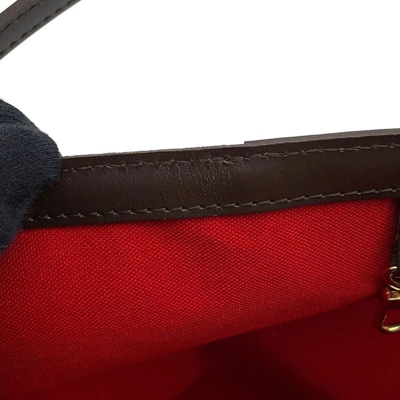 ルイヴィトン ショルダーバッグ ダミエ・エベヌ カバ・リヴィントン N41108 LOUIS VUITTON ヴィトン バッグ