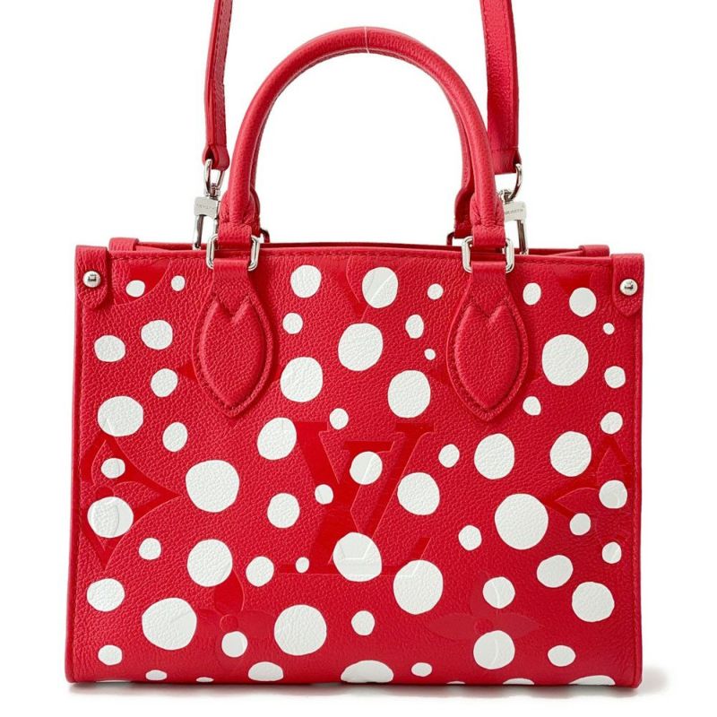 ルイヴィトン ハンドバッグ モノグラム・アンプラント/インフィニティ ドット LV×YK オンザゴーPM M46412 2way 草間彌生 セール品