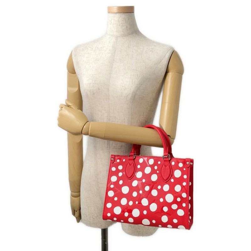 ルイヴィトン ハンドバッグ モノグラム・アンプラント/インフィニティ ドット LV×YK オンザゴーPM M46412 2way 草間彌生 セール品