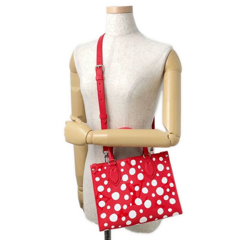 ルイヴィトン ハンドバッグ モノグラム・アンプラント/インフィニティ ドット LV×YK オンザゴーPM M46412 2way 草間彌生 セール品