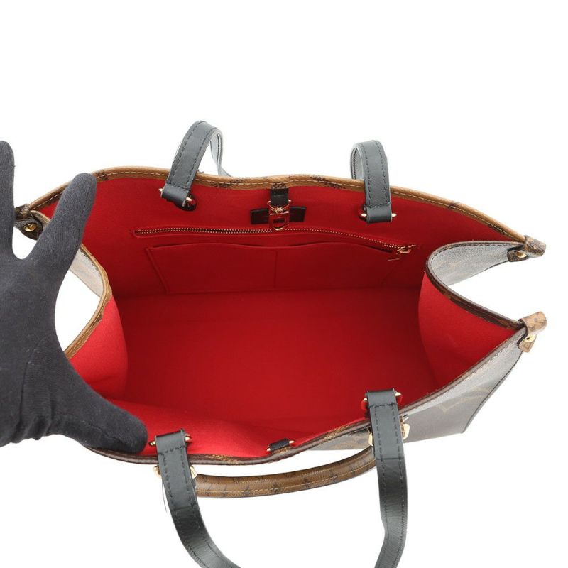 ルイヴィトン トートバッグ モノグラム・リバース ジャイアント オンザゴー MM M45321 ヴィトン ハンドバッグ 2way ショルダー