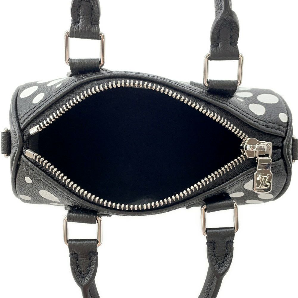 ルイヴィトン ハンドバッグ モノグラム・アンプラント/インフィニティ ドット LV×YK ナノ・スピーディ M81910 草間彌生 黒 セール品