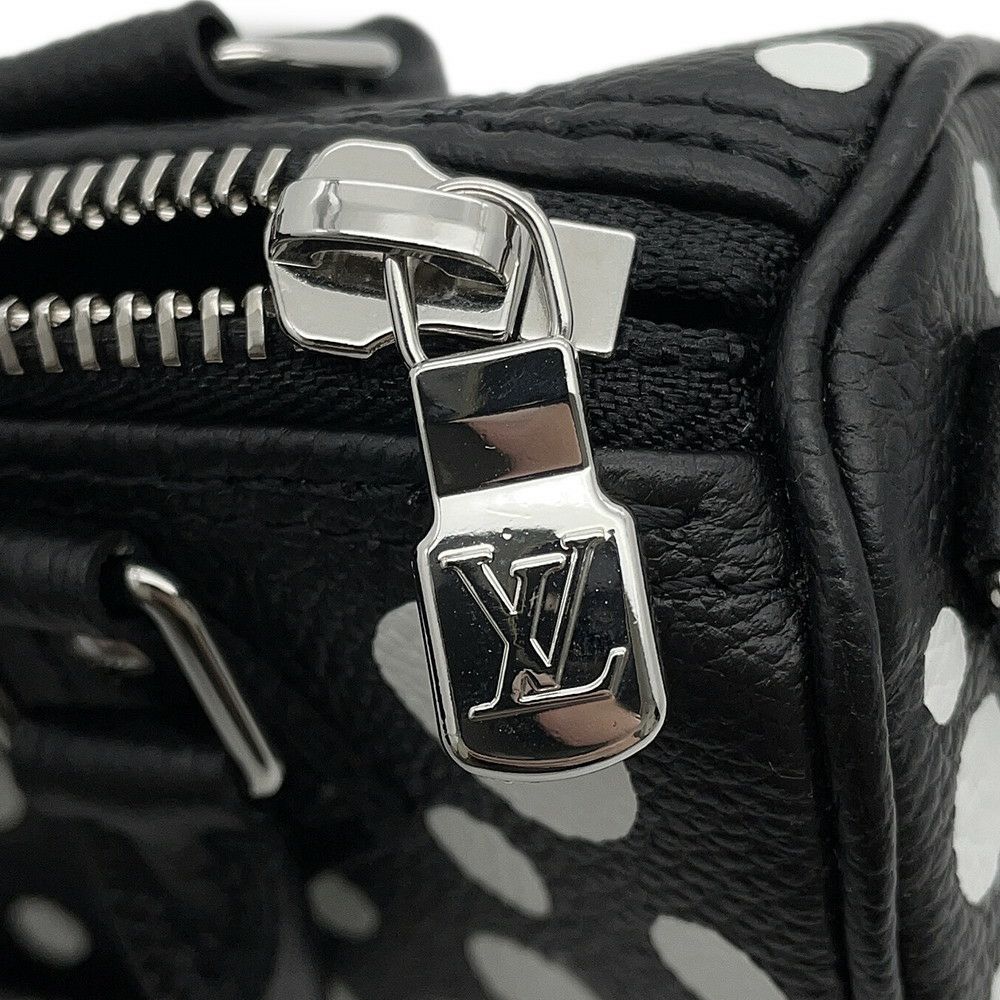 ルイヴィトン ハンドバッグ モノグラム・アンプラント/インフィニティ ドット LV×YK ナノ・スピーディ M81910 草間彌生 黒 セール品