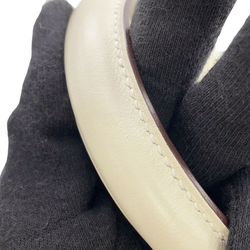 エルメス ハンドバッグ ケリー28 外縫い ナタ/ジョーヌシトロン/シルバー金具 トワルアッシュ/スイフト U刻印 2wayショルダー