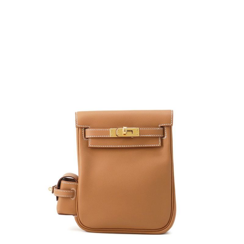 エルメス リュック ケリージャンプ ゴールド/ゴールド金具 スイフト K刻印 HERMES バッグ